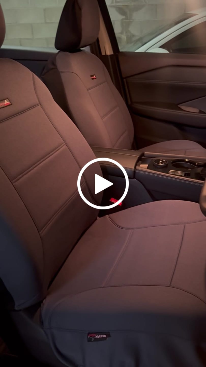 Customer video review of Sharkskin Neoprene Universal Front Seat Covers - Charcoal