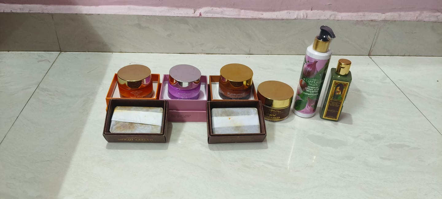 Customer photo review of Onion & Curry Leaf Shampoo With Conditioner