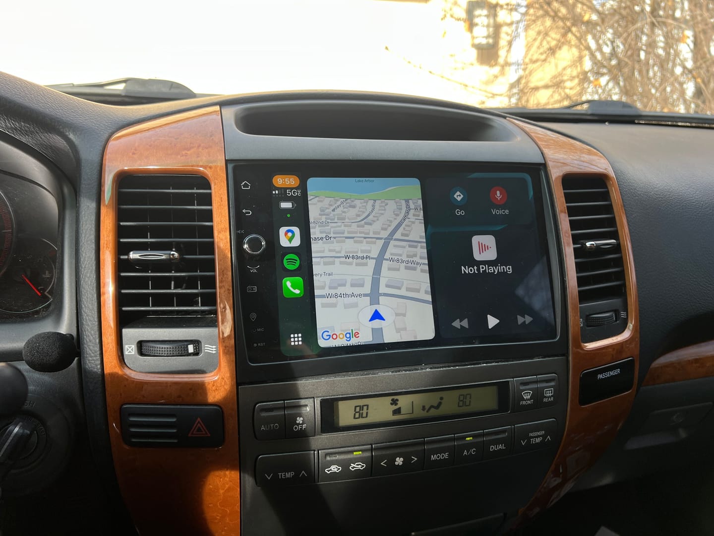 Customer photo review of Lexus GX470 2004-2009 — Premium 9" CarPlay & Android Auto Head Unit