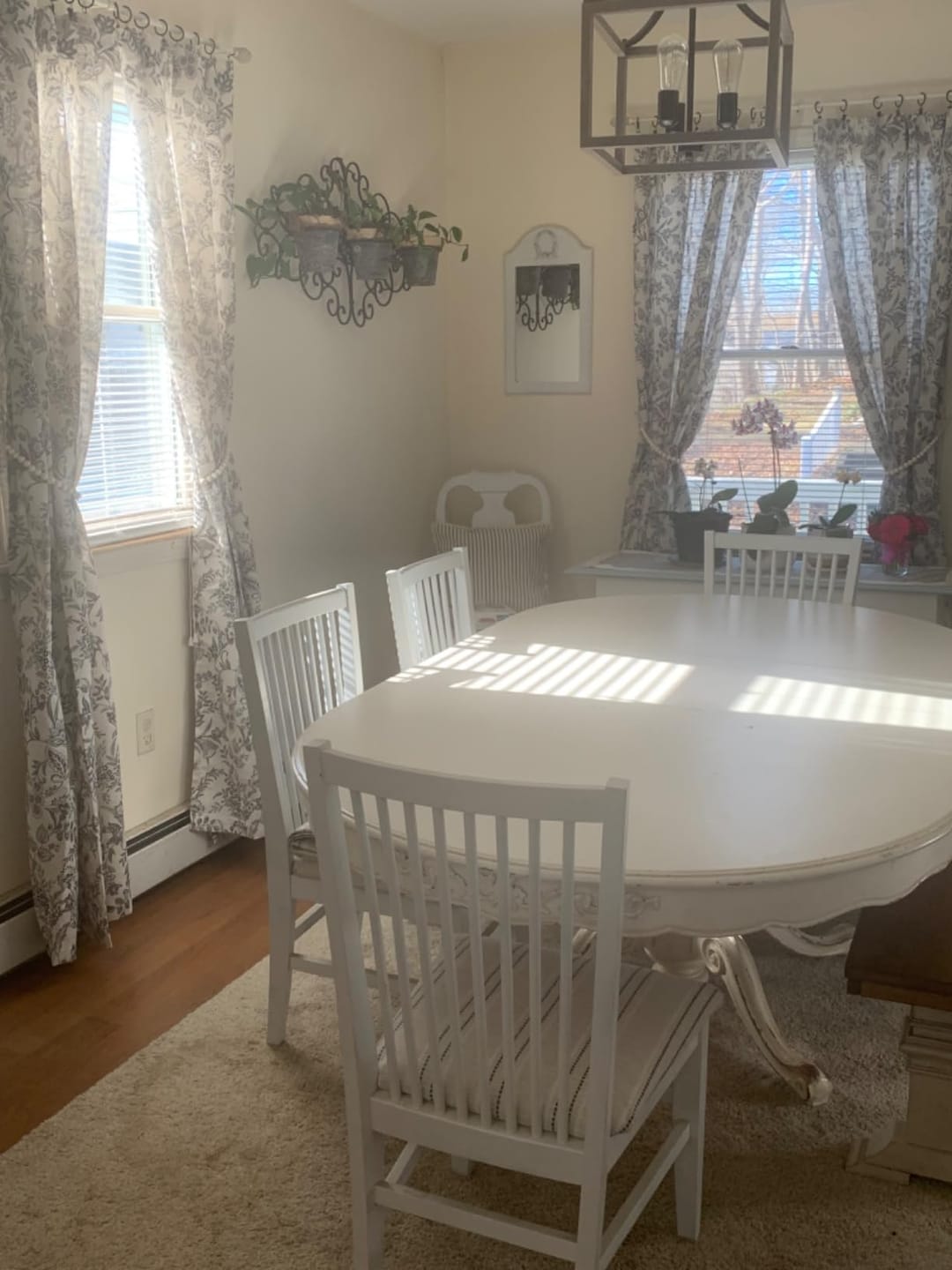 Customer photo review of Ethereal Botanical Linen Curtains