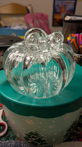 Customer photo review of BLACK FRIDAY Crystal Pumpkin Squat