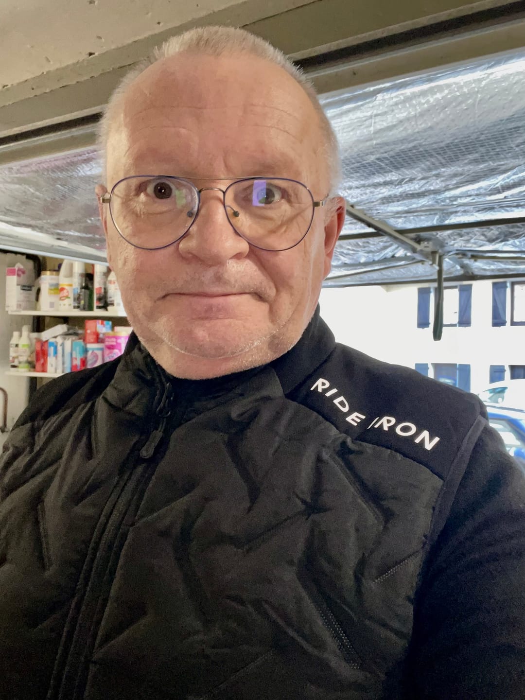 Customer photo review of RIDEIRON USB-Powered Smart Heated Motorcycle Vest | MJ5505H