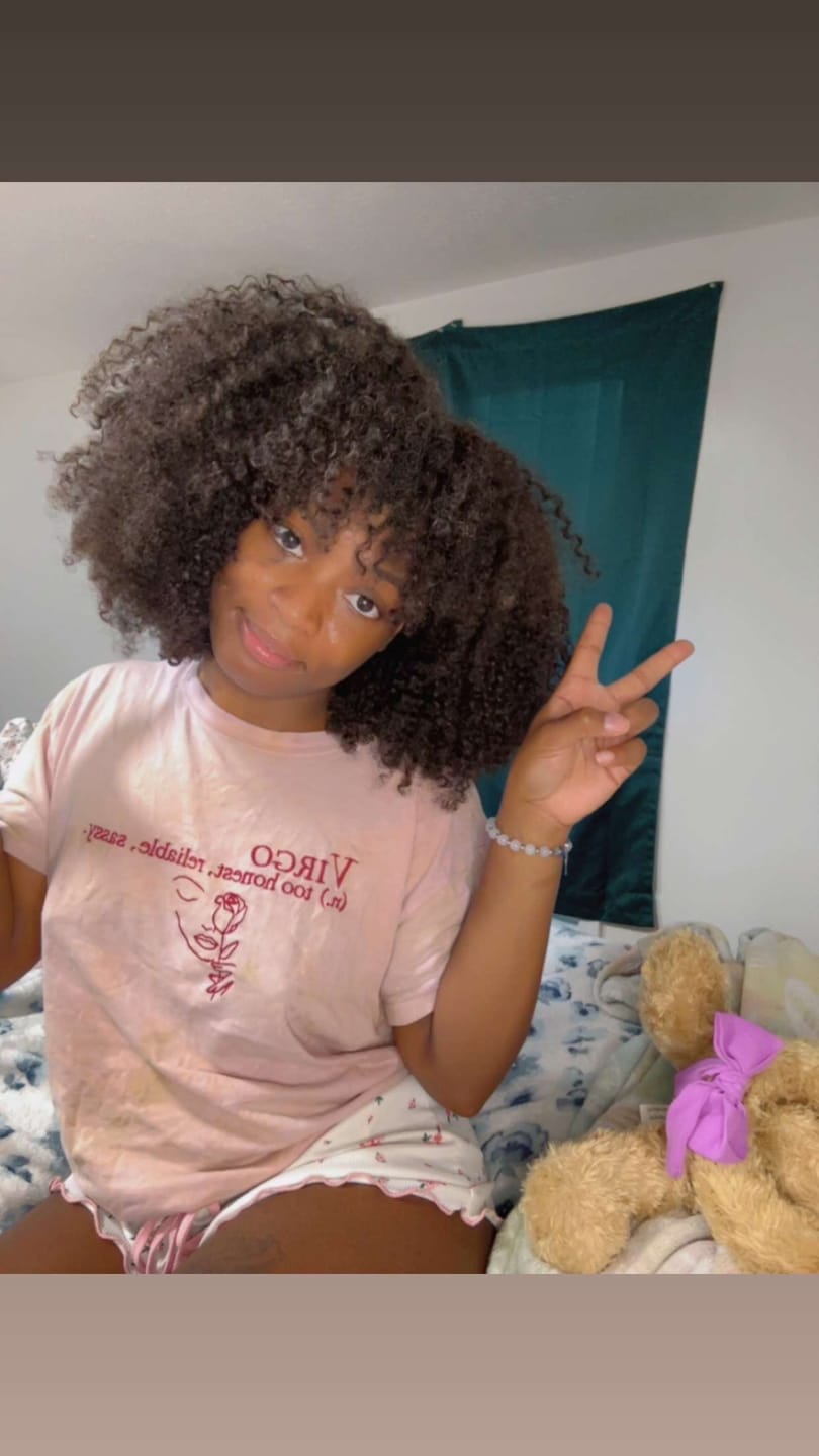 Customer photo review of Multi-Textured Kinky Curly Weft Bundles Human Hair