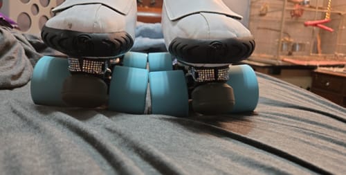 Customer photo review of Replacement TPU Roller Skate Toe bumper
