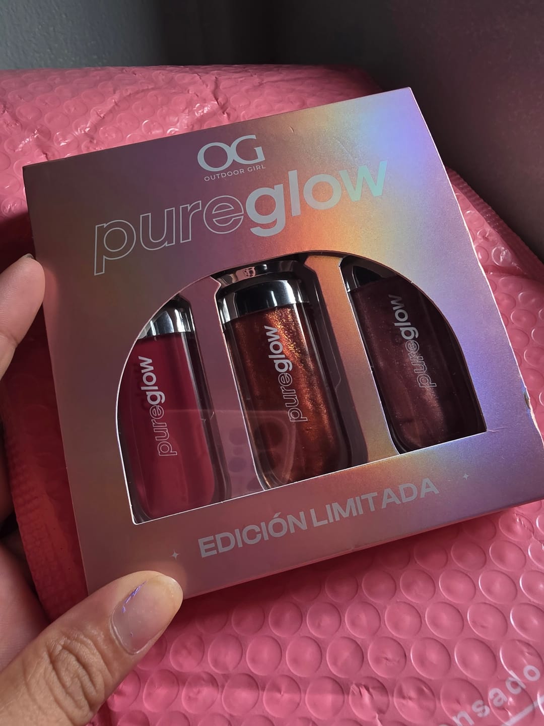 Customer photo review of Kit x3 Pure Glow Edición limitada