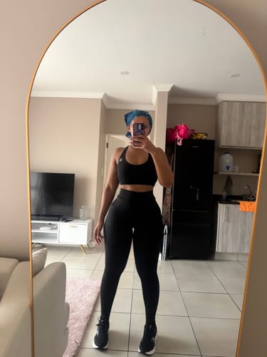 Customer photo review of All Day Workout High Impact Bra