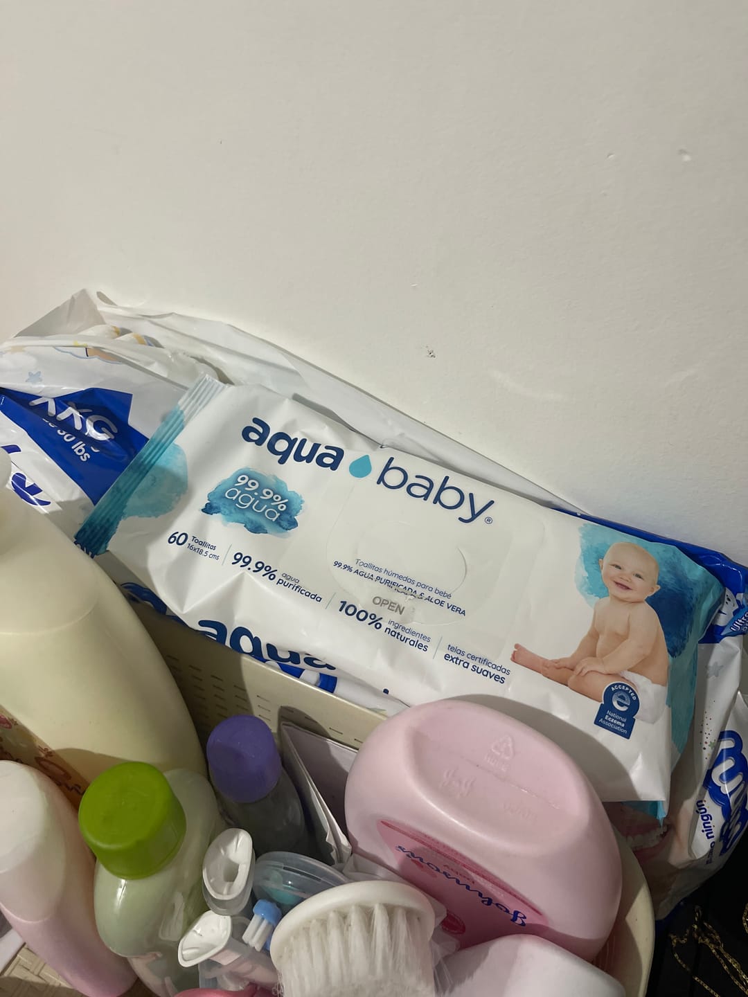 Customer photo review of Aqua Baby 12 Bolsas de 60 Toallitas Húmedas