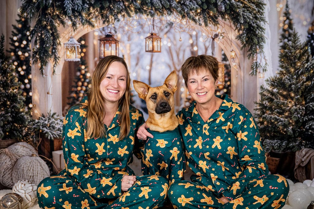 Customer photo review of Christmas Pajama Top - Gingerbread Man