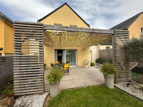 Customer photo review of Tarnnetz mit Stahlseil