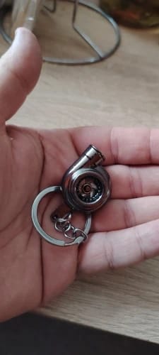 Customer photo review of Mini Turbo Keychains
