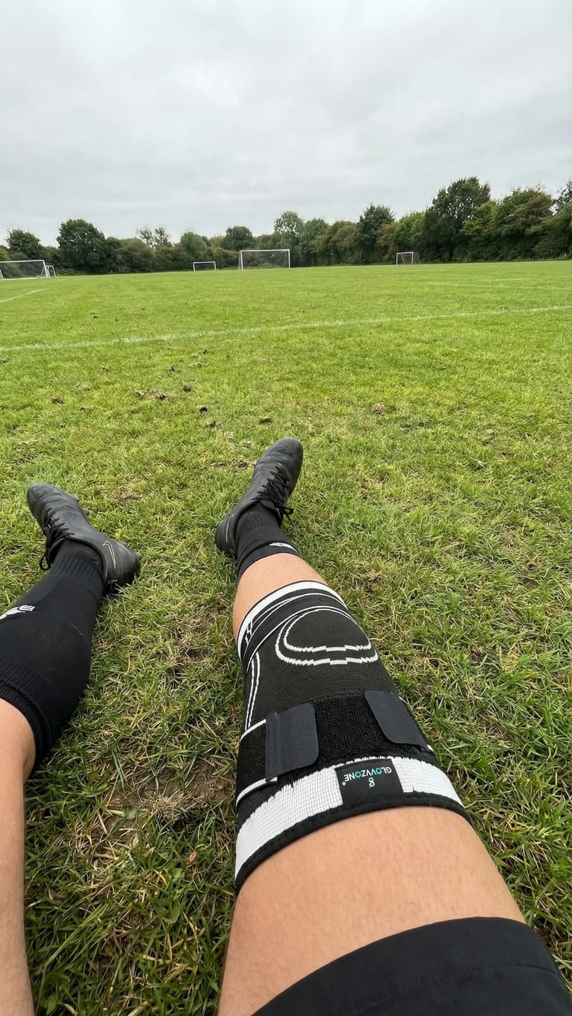 Customer photo review of Glovyzone Knee Brace