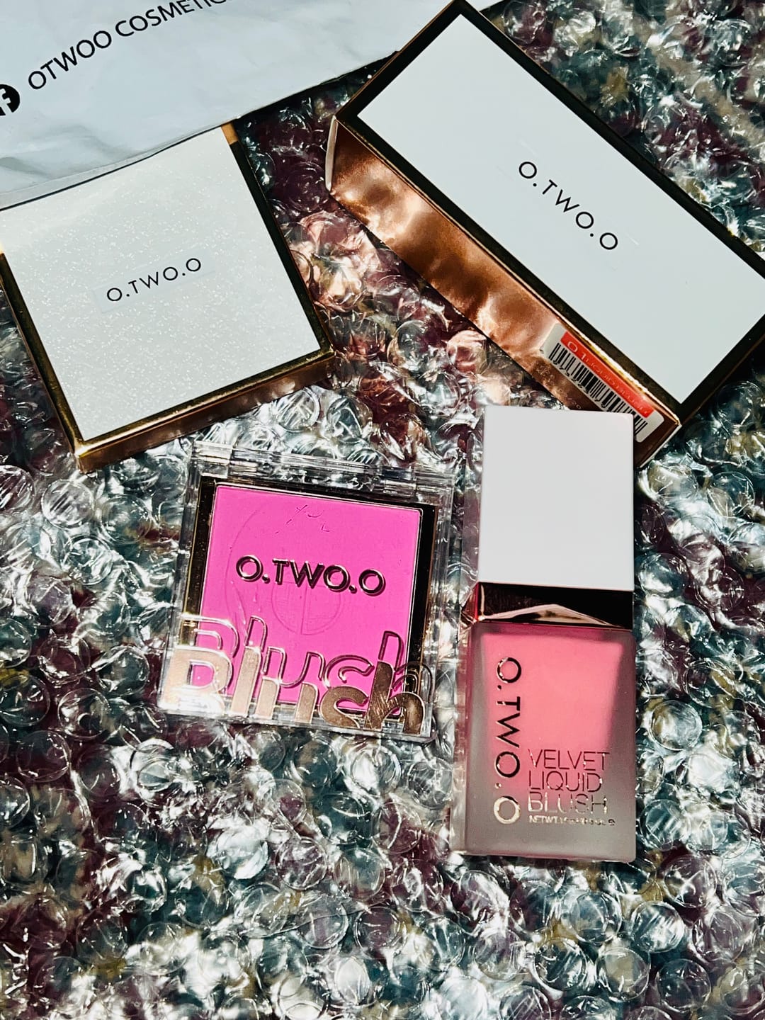 Customer photo review of O.TWO.O LIQUID BLUSH