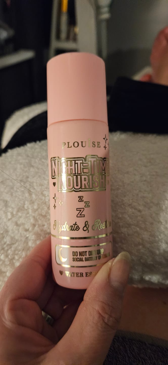 Customer photo review of P.Louise Nighttime Nourish Water Essence