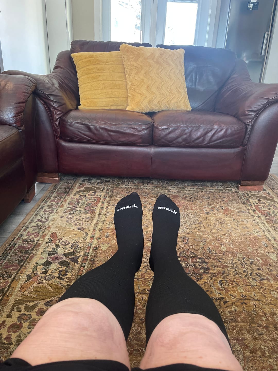 Customer photo review of Everstride™ Bamboo Compression Socks