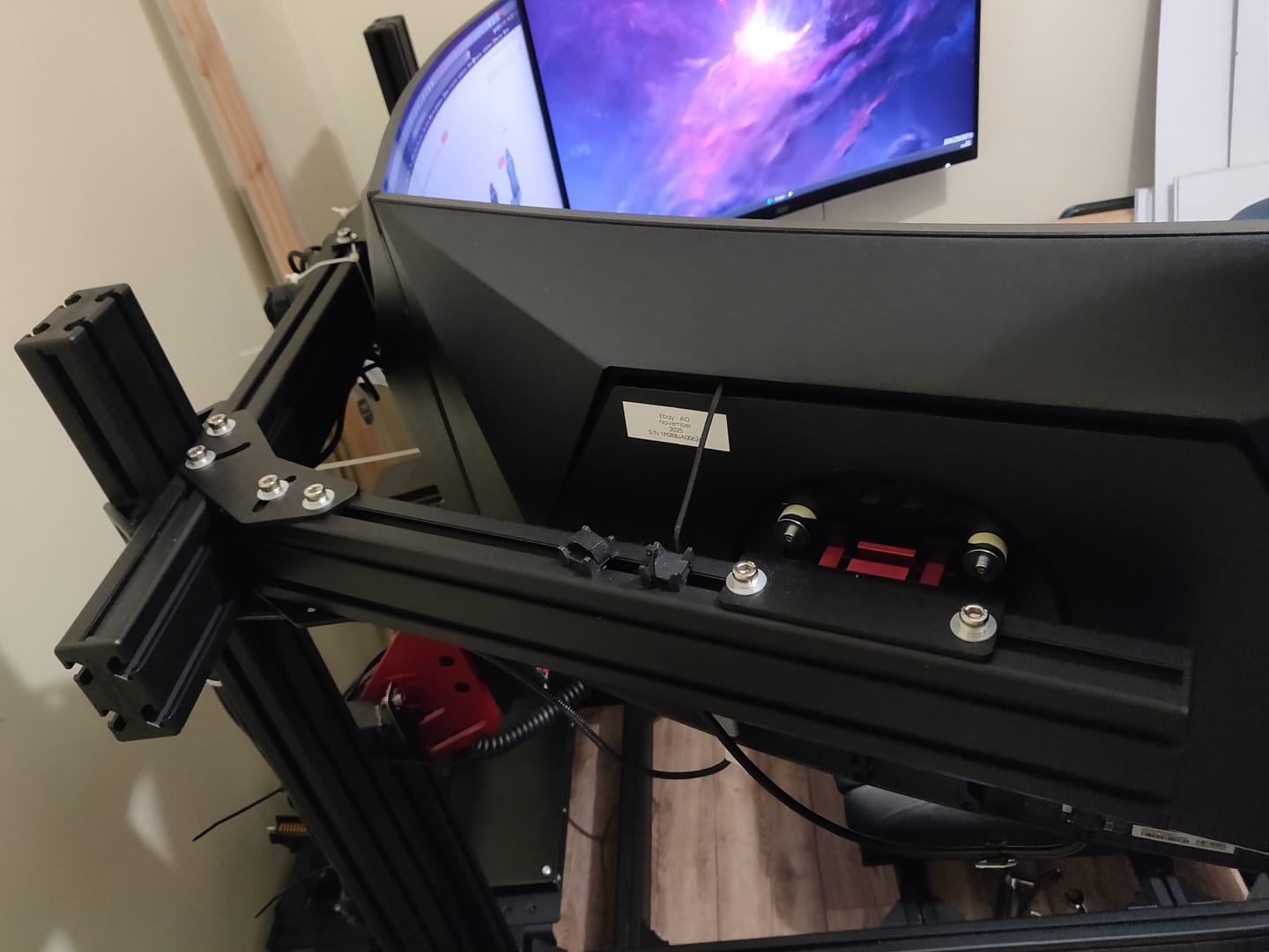 Customer photo review of Simulator Monitor Stand