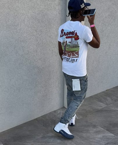 Customer photo review of PURPLE BRAND Jeans