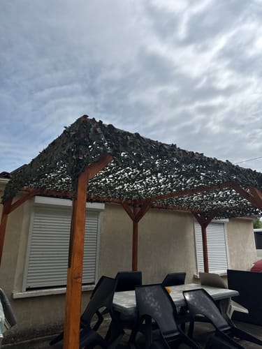 Customer photo review of Grünes Tarnnetz