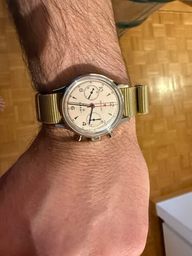 Customer photo review of Seagull 1963 Chronograph Watch 70th Anniversary Reissue 37.3mm