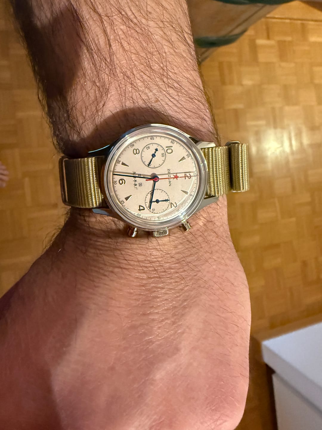 Customer photo review of Seagull 1963 Chronograph Watch 70th Anniversary Reissue 37.3mm
