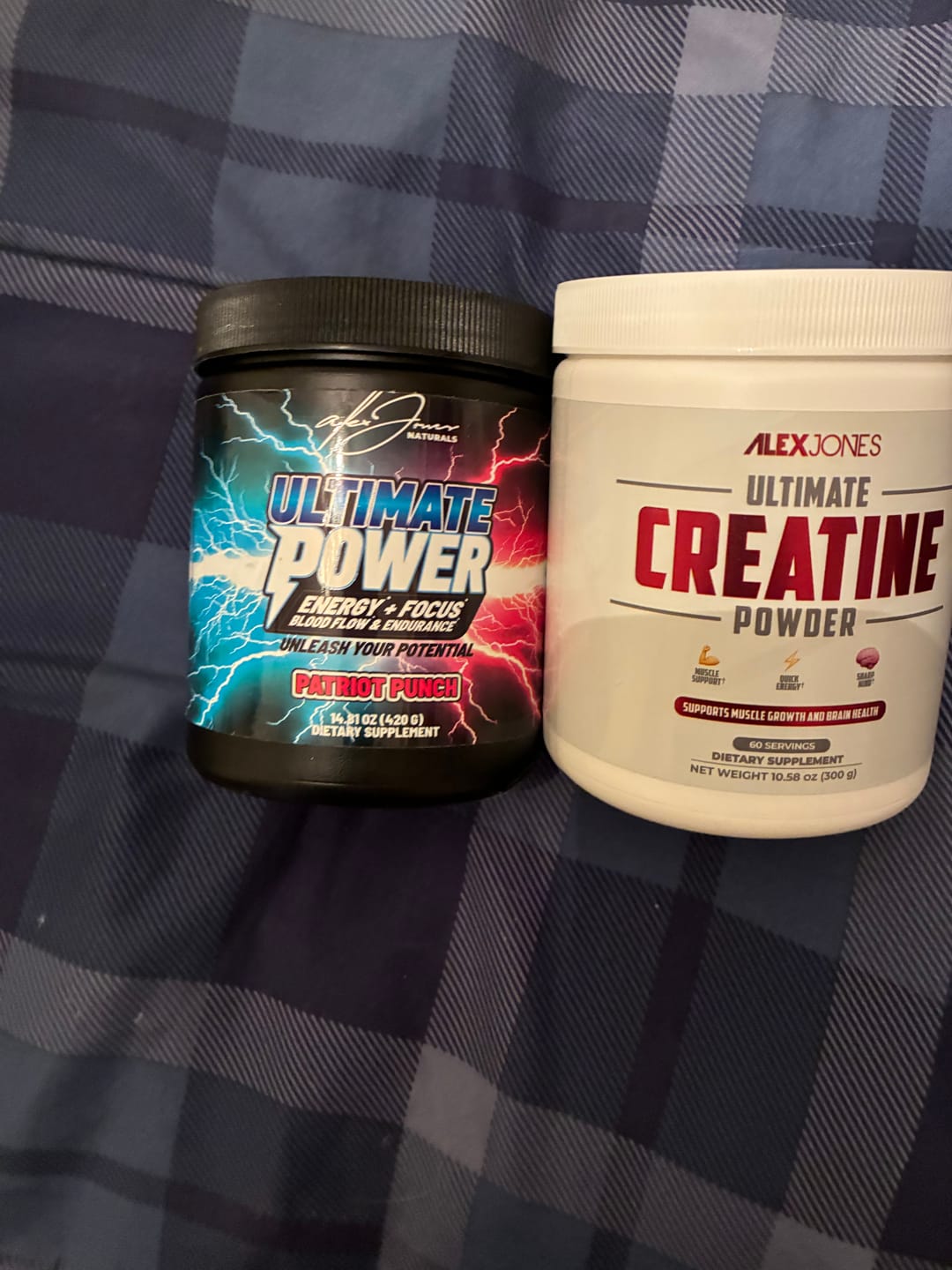 Customer photo review of Ultimate Creatine Powder by Alex Jones