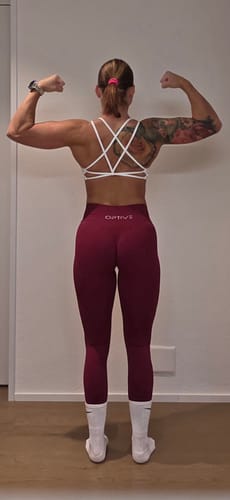 Customer photo review of UNITY Sport-BH - Cream White