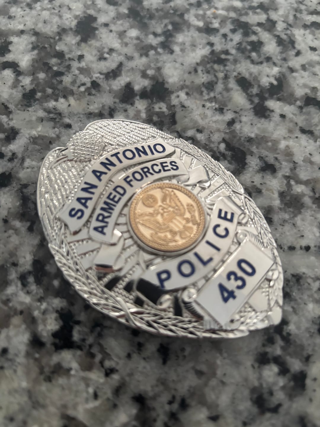 Customer photo review of Customizable Badge MA20