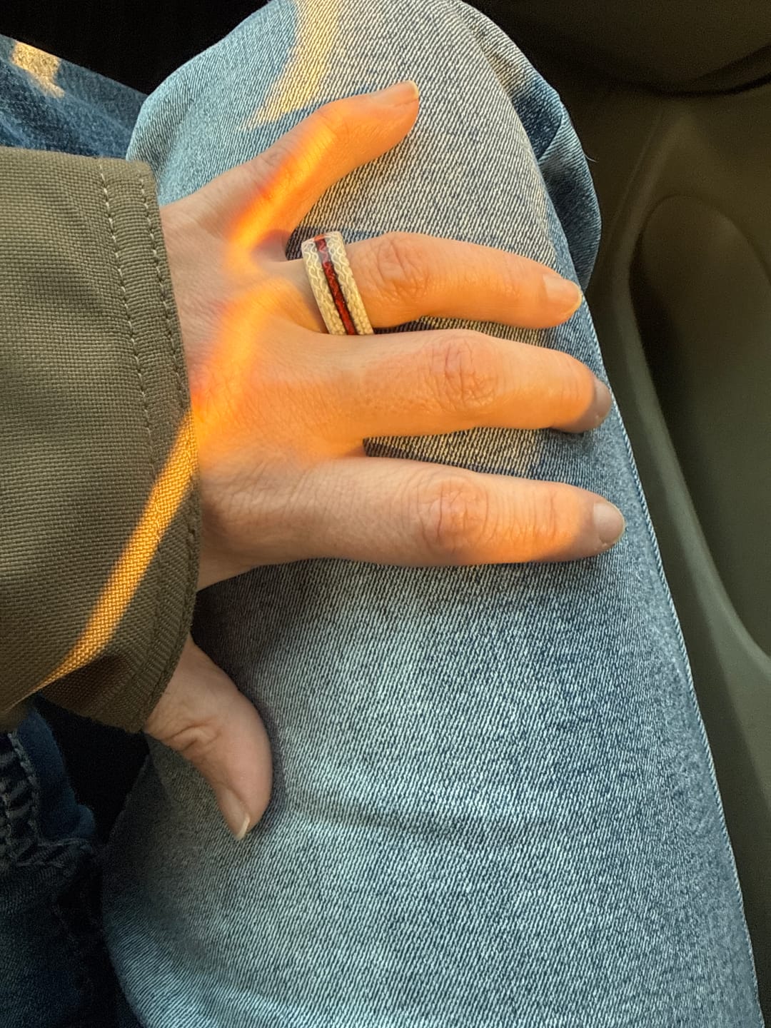 Customer photo review of Thin Red Line - Fire Hose Ring