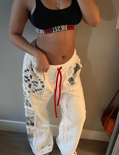 Customer photo review of NEWSPAPER SWEATS