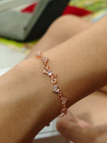 Customer photo review of Diana Bow Bracelet