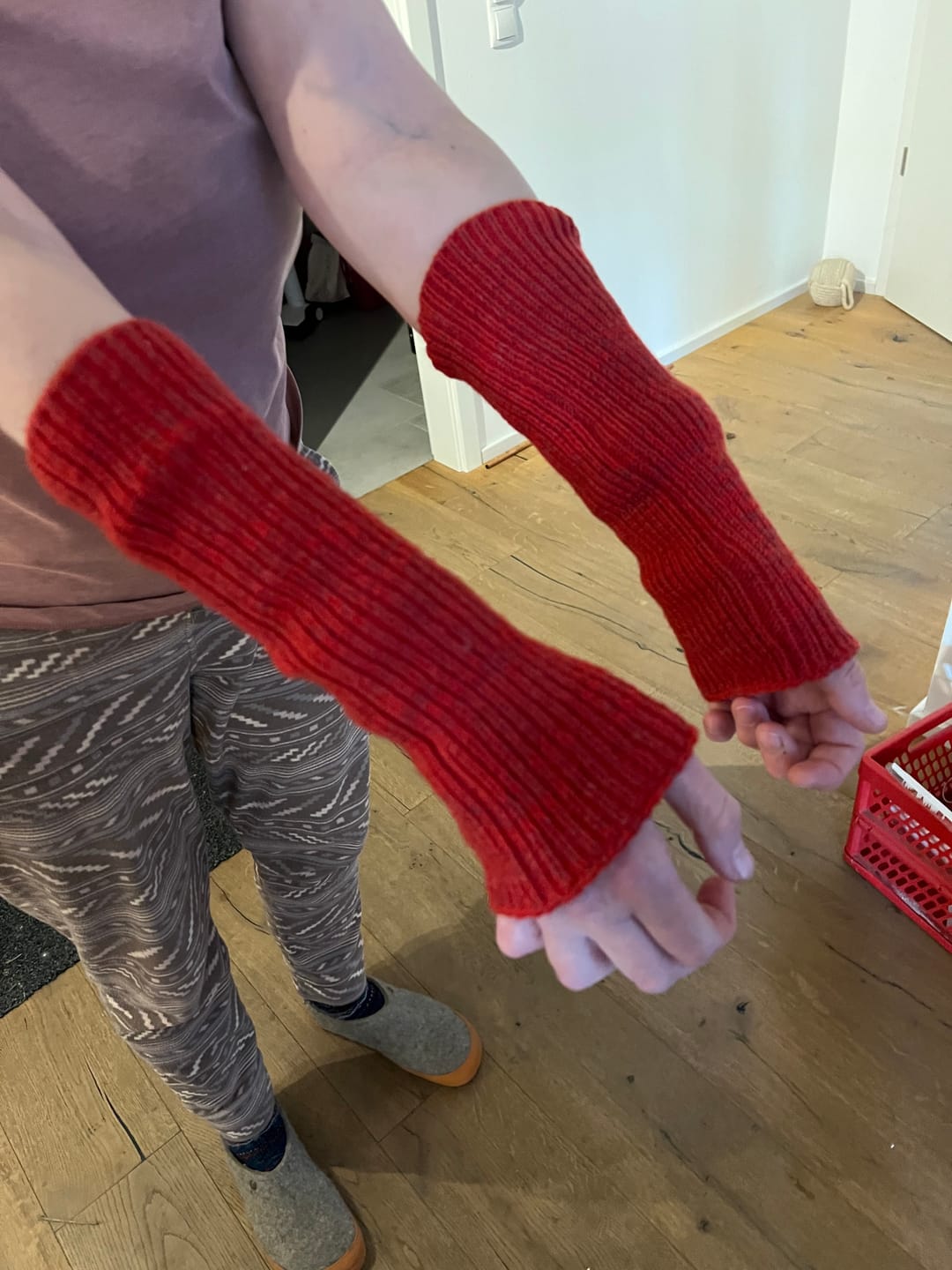 Customer photo review of Kupfer Arm/Beinstulpe