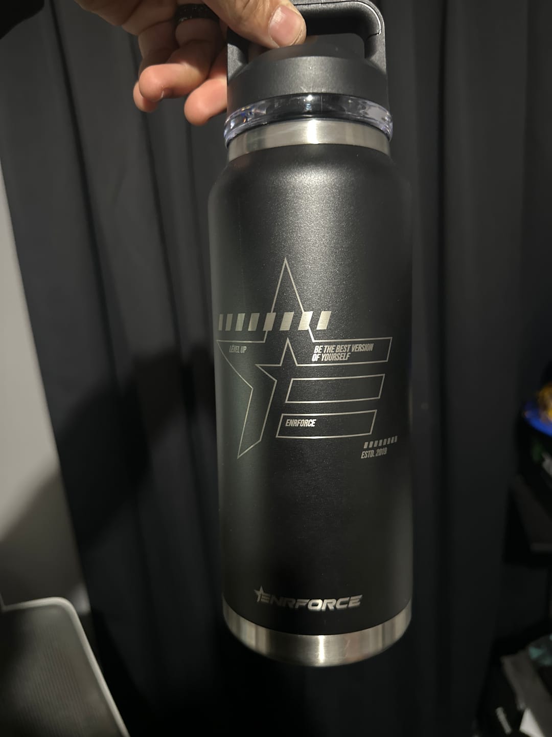 Customer photo review of Enrforce Rambler Water Bottle