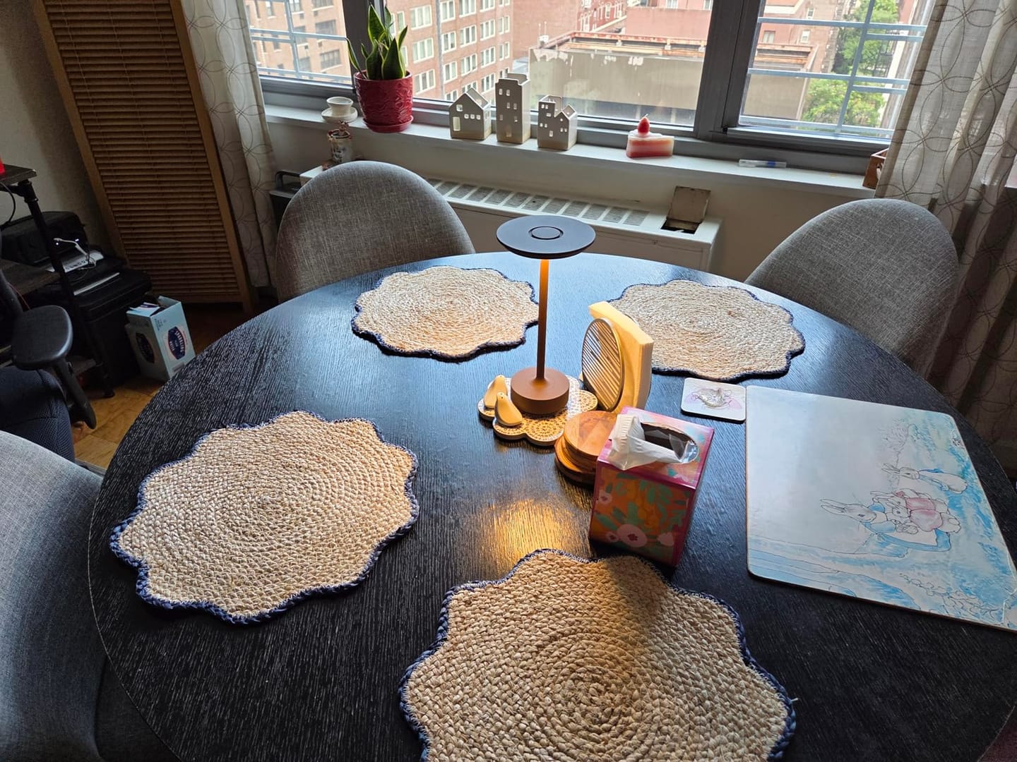 Customer photo review of Metallic Cordless Table Lamp