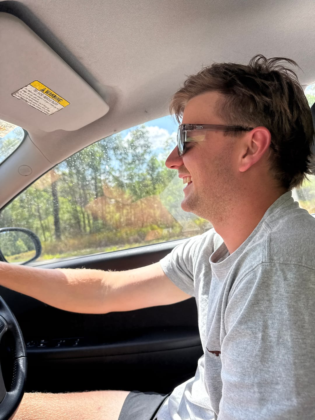 Customer photo review of Kenneth Steel Polarised Safety Glasses