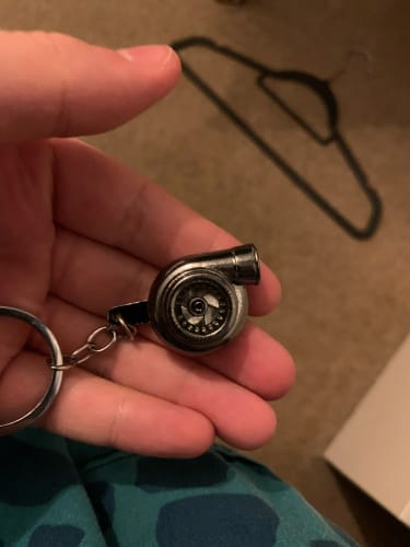 Customer photo review of Mini Turbo Keychains