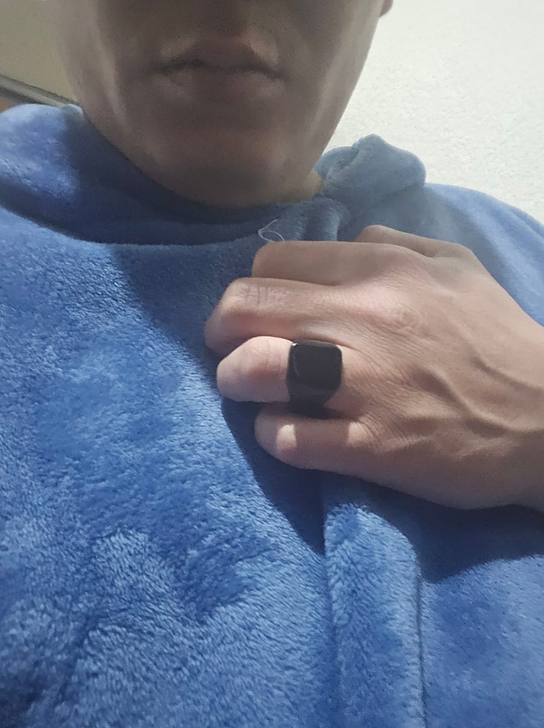 Customer photo review of Anillo Macizo - Acero Inox.