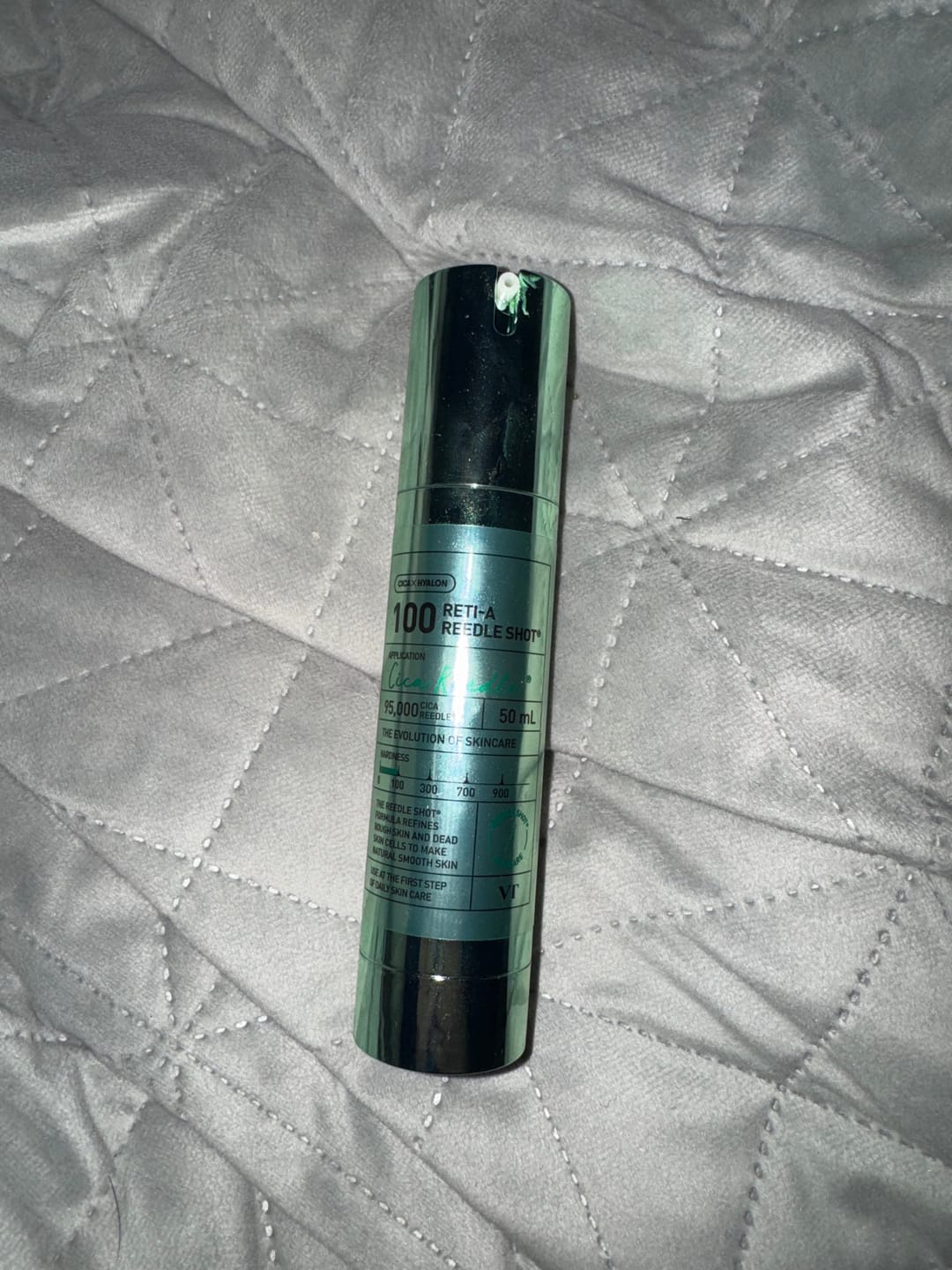 Customer photo review of Serums-būsteris ar mikroadatām un retinolu VT Cosmetics Reti-A Reedle Shot 100