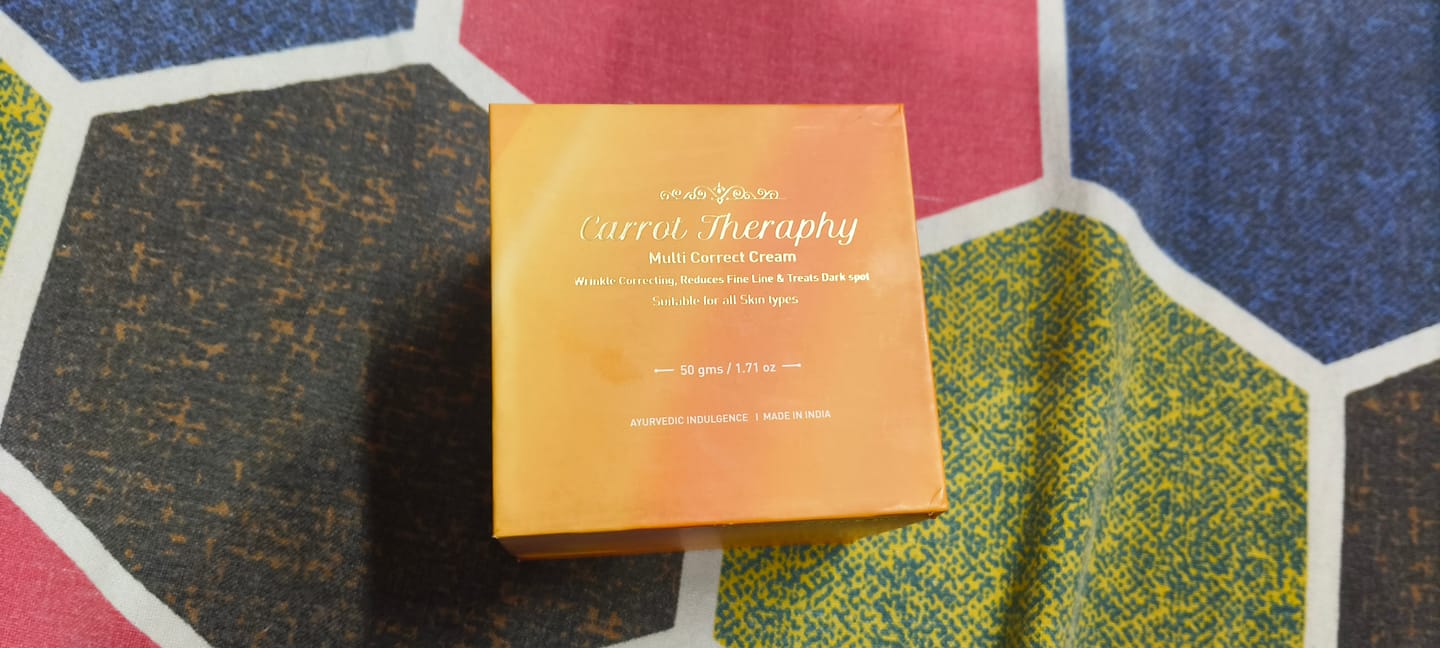 Customer photo review of Carrot Therapy Multi Correct Cream