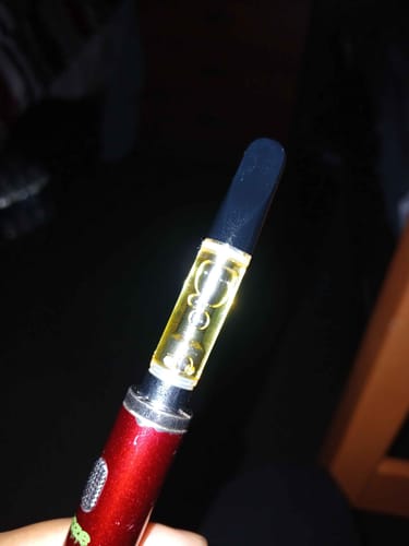 Customer photo review of 3pc Flavor Pack of 1 Gram THCA Blend Full Spectrum Vape Cartridge