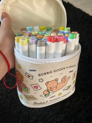 Customer photo review of Ohuhu - Set 48 Marcadores al Alcohol Honolulu B Doble Punta Bobbie Goods Edition