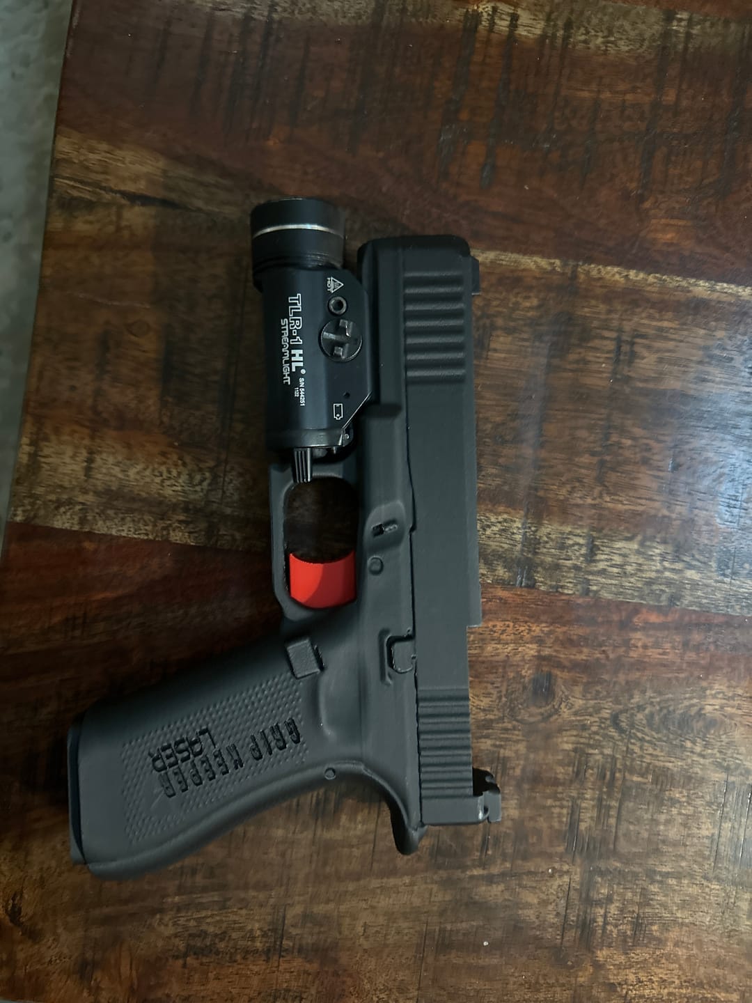 Customer photo review of Grip Keeper Laser Trainer – Trigger-Activated Laser Training Pistol