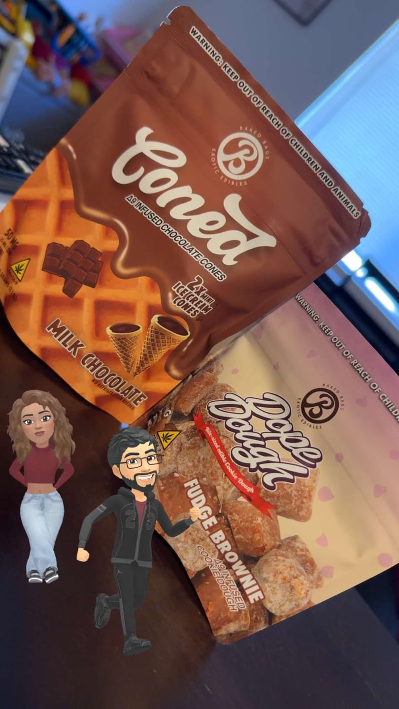 Customer photo review of EXCLUSIVE OFFER: DOPE DOUGH FUDGE BROWNIE - 20 COUNT