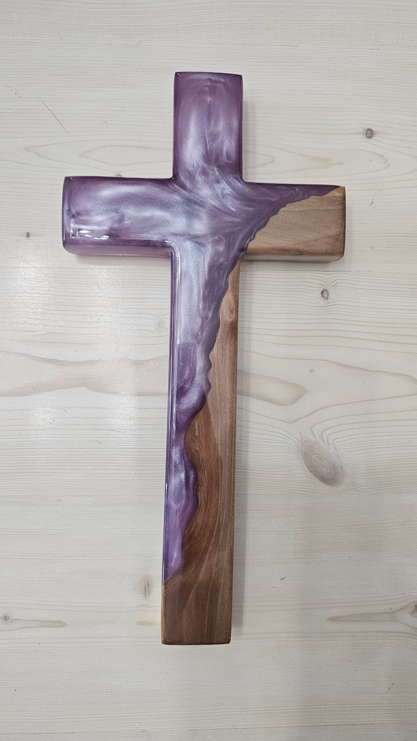 Customer photo review of 12x6" Small Cross Acrylic Router Template