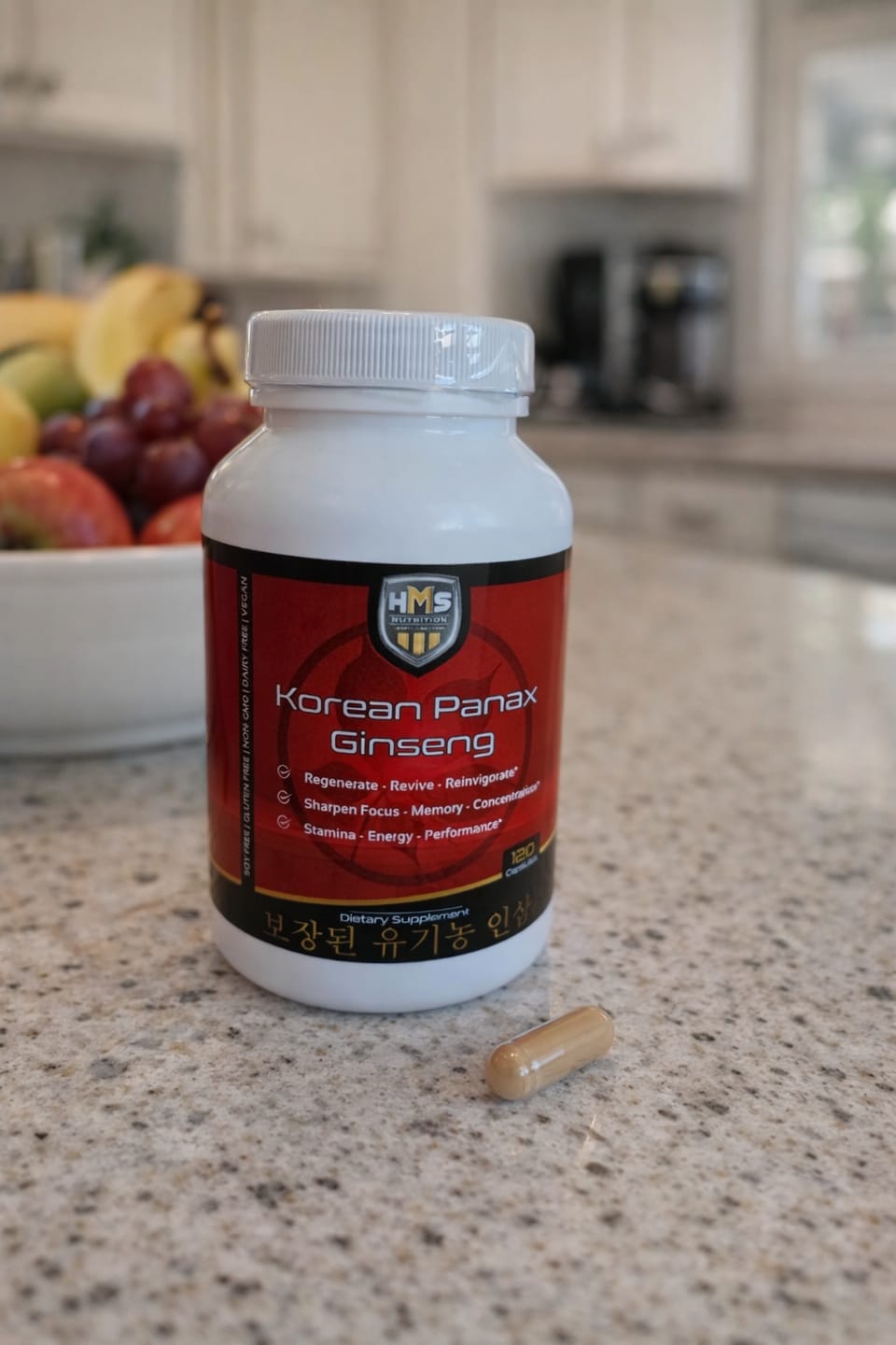Customer photo review of Korean Red Panax Ginseng Extract – 2000 mg per Serving – 120 Capsules – Herbal Supplement