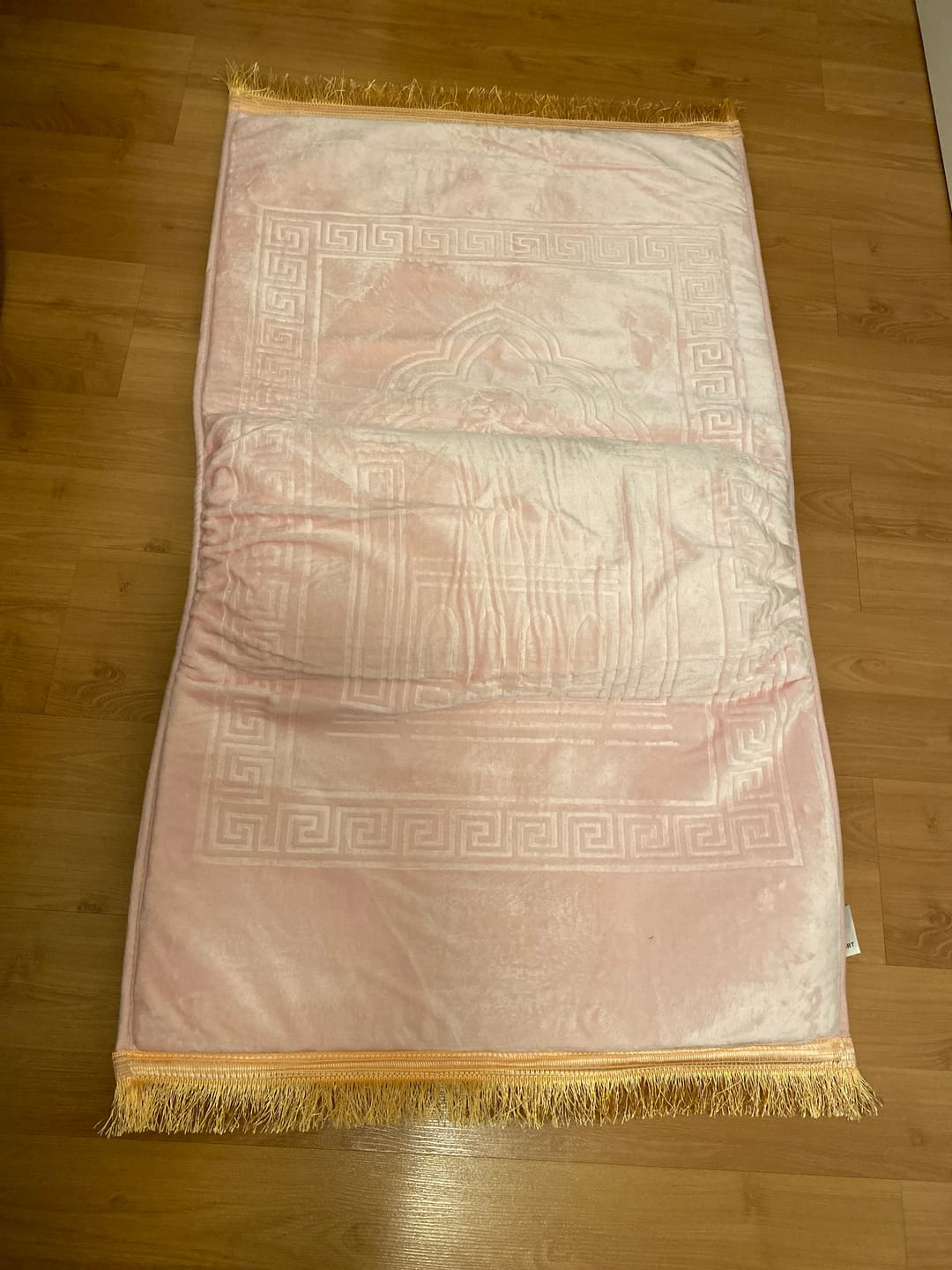 Customer photo review of Medical Prayer Mat With Memory Foam Pillow