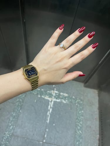 Customer photo review of OVAL RING - 18K GOLD-PLATED