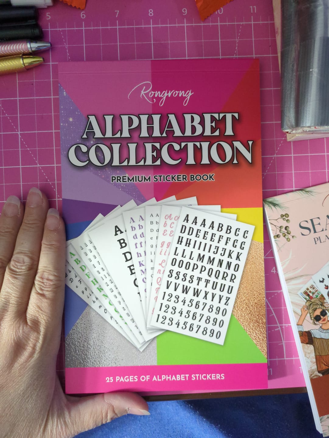 Customer photo review of Alphabet Collection Sticker Book [EVERYDAY]