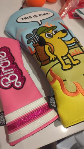 Customer photo review of This is Fine Headcover