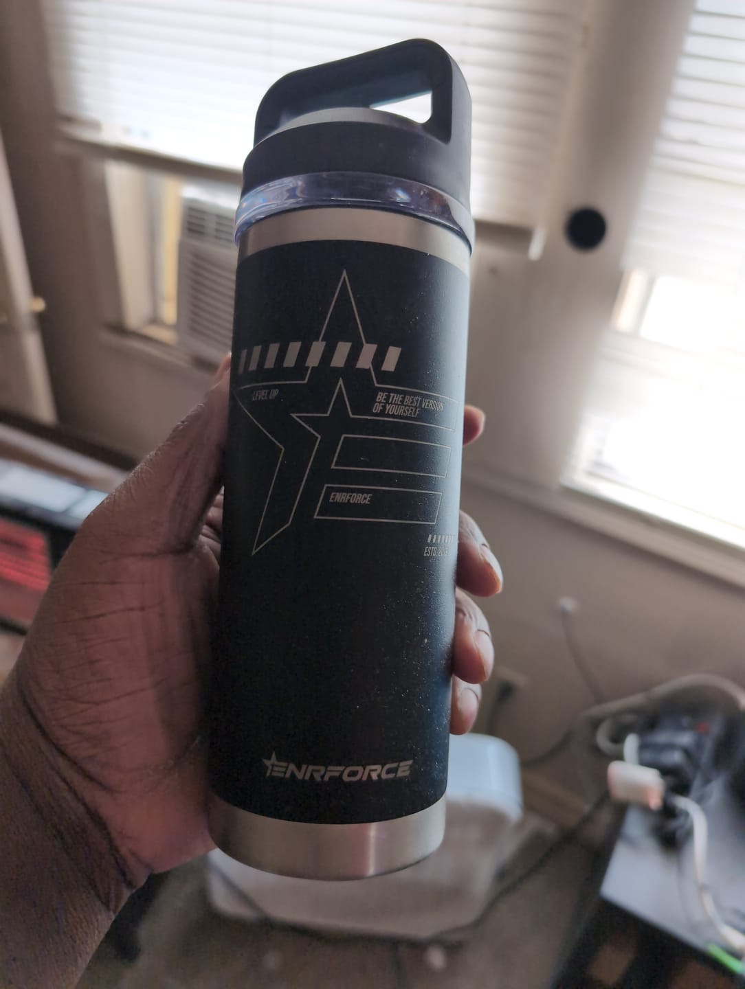 Customer photo review of Enrforce Rambler Water Bottle