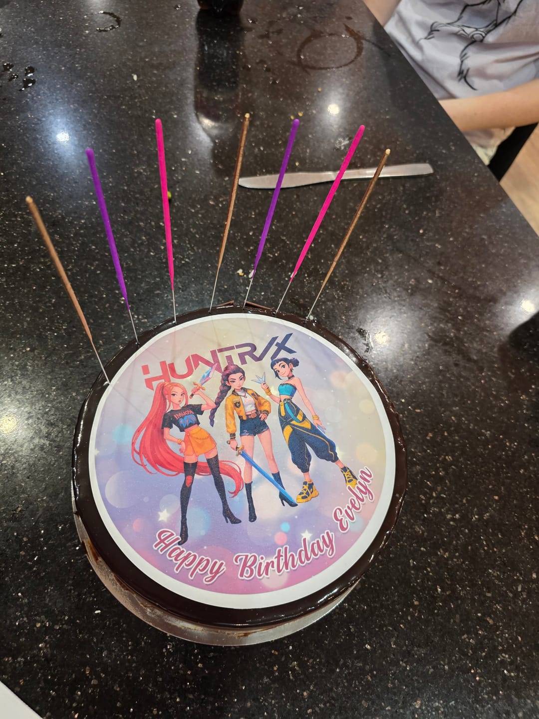 Customer photo review of Kpop Demon Hunters - Edible Icing Toppers