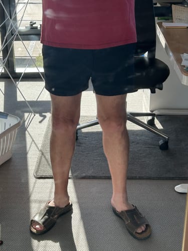 Customer photo review of Ultra-Stretch 3" Chino Shorts - Navy